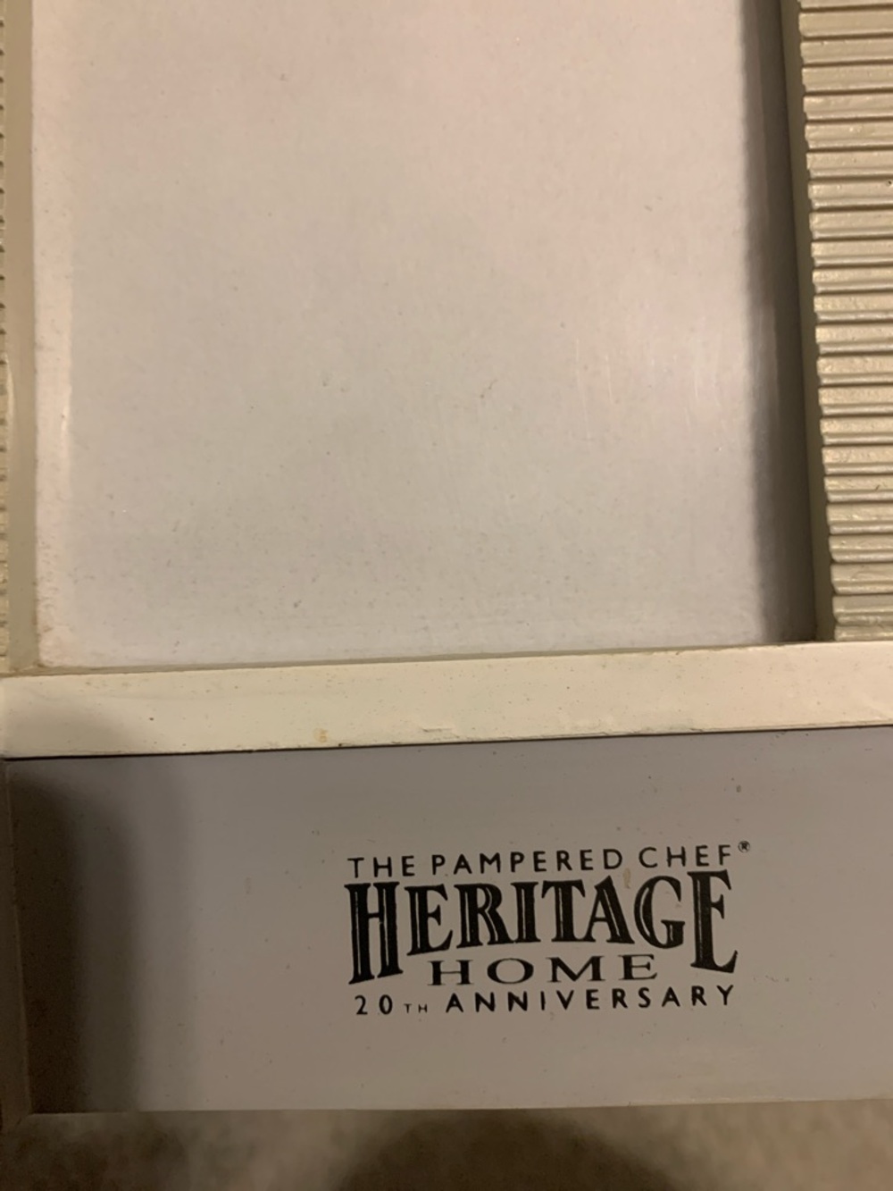 The Pampered Chef Heritage Home 20th Anniversary 3.5” x 5” Frame - Picture 3 of 4
